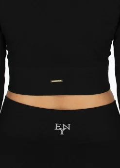 Ellen New York Rib Seamless Cropped Top