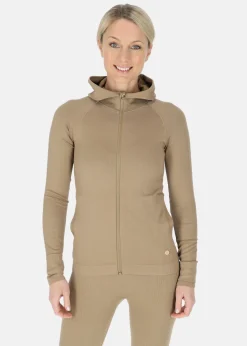 Swedemount Ribbed Seamless Fullzip Hood W