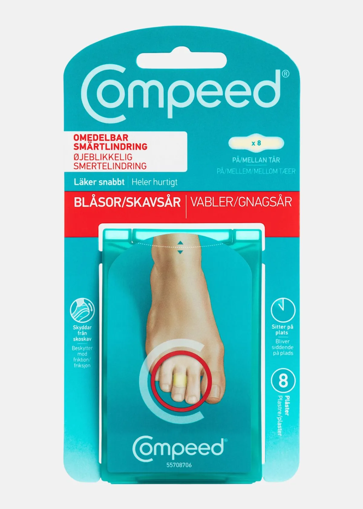Jo Sport Skavsårsplåster On Toes Tår