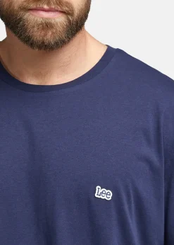 Lee SS_PATCH_LOGO_TEE NAVY