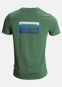 Huski Wear Striped Logo Tee