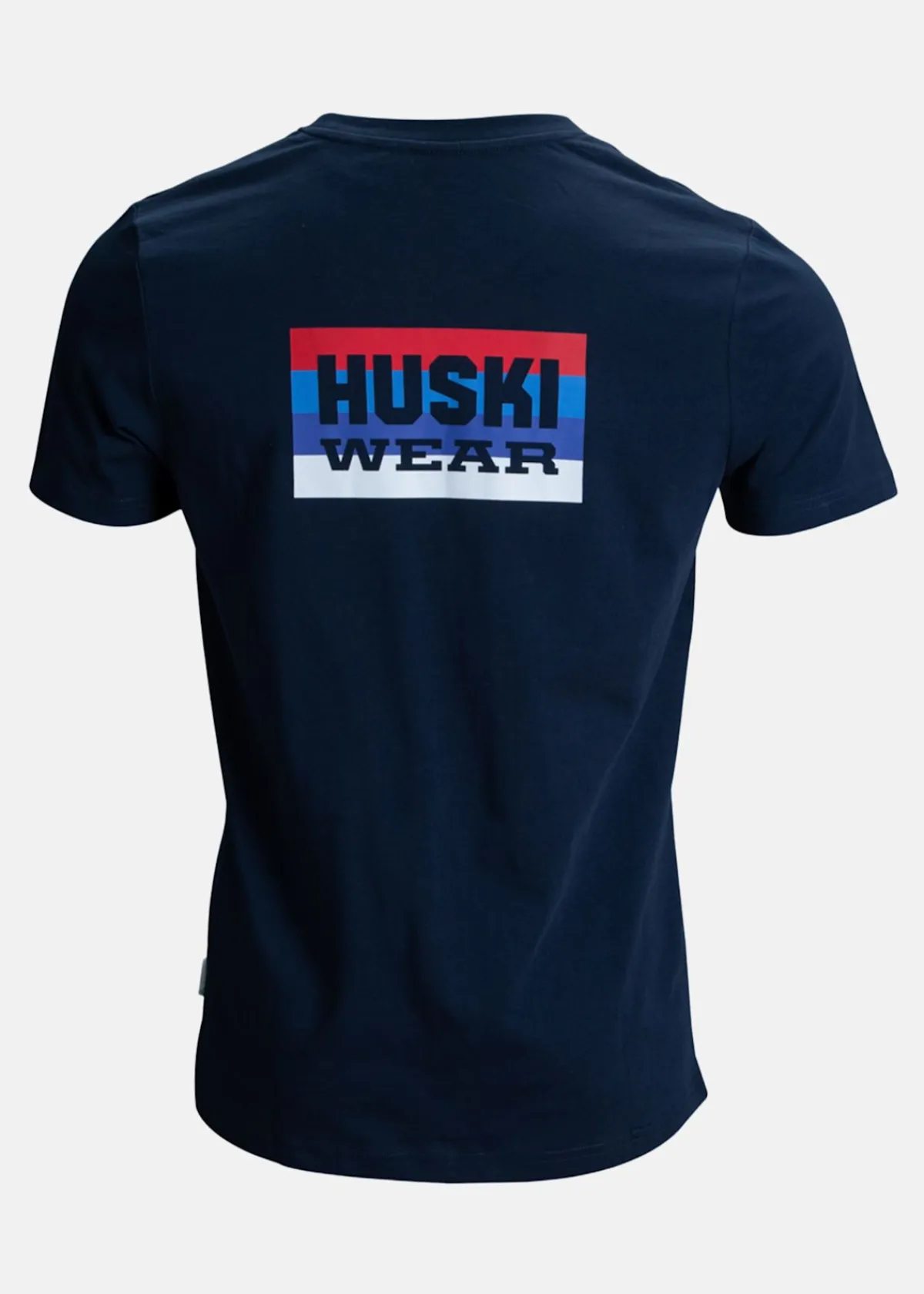 Huski Wear Striped Logo Tee