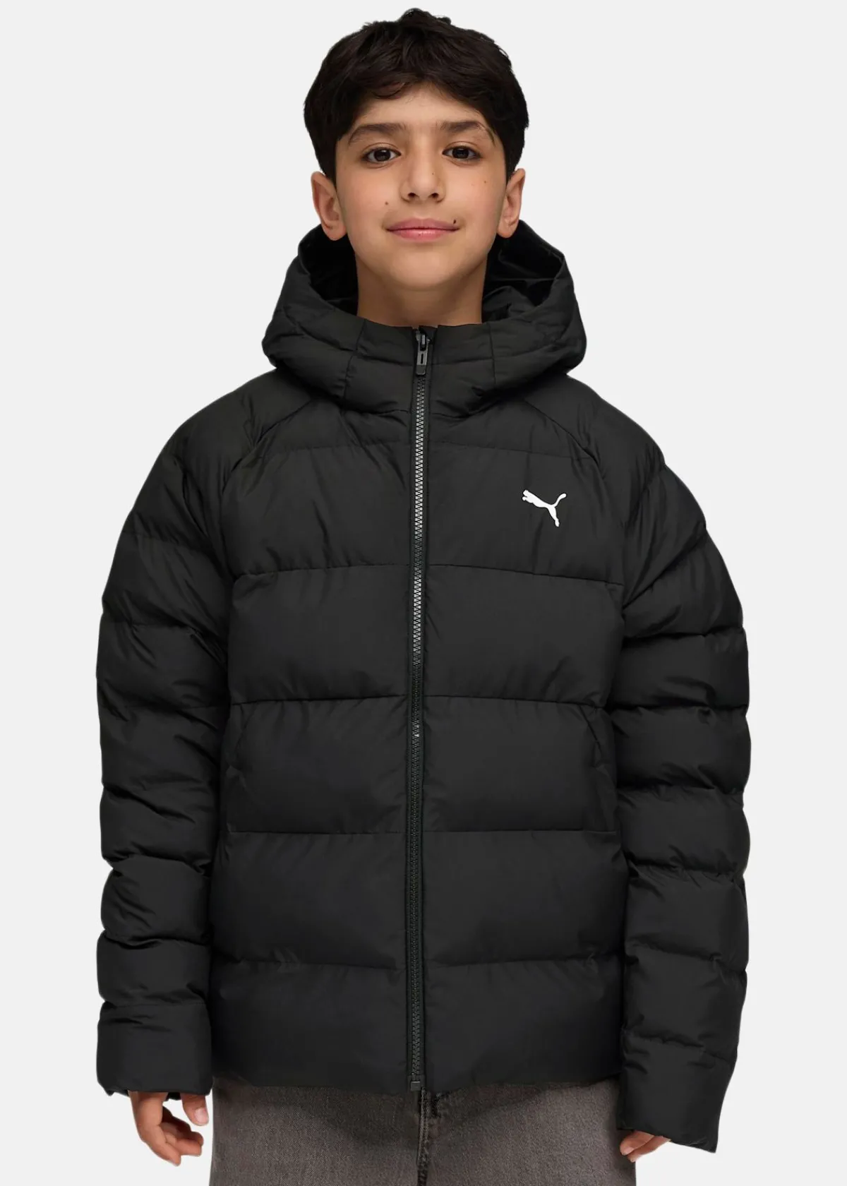 Barn Puma Synthetic Hooded Puffer Jacket