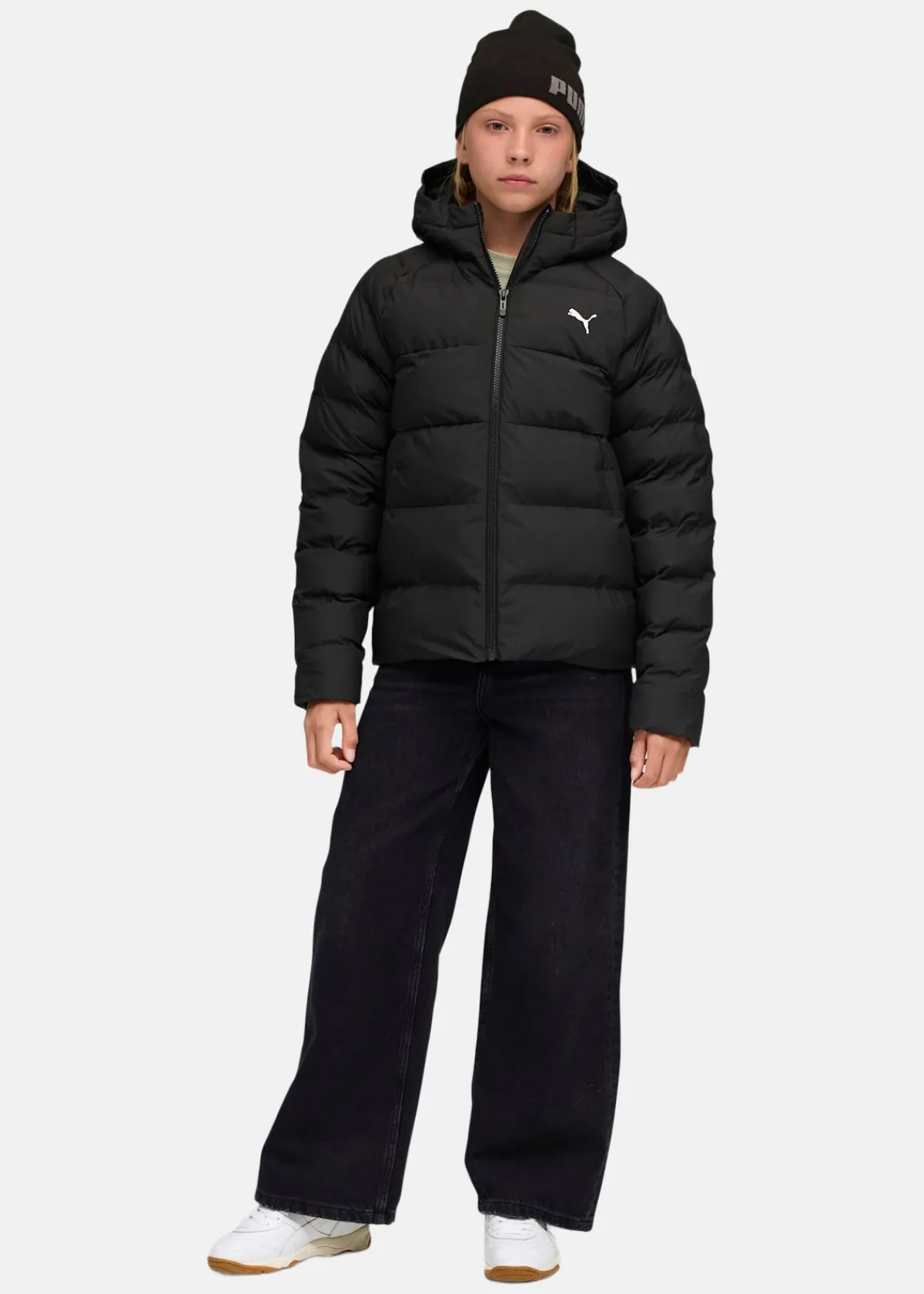 Barn Puma Synthetic Hooded Puffer Jacket