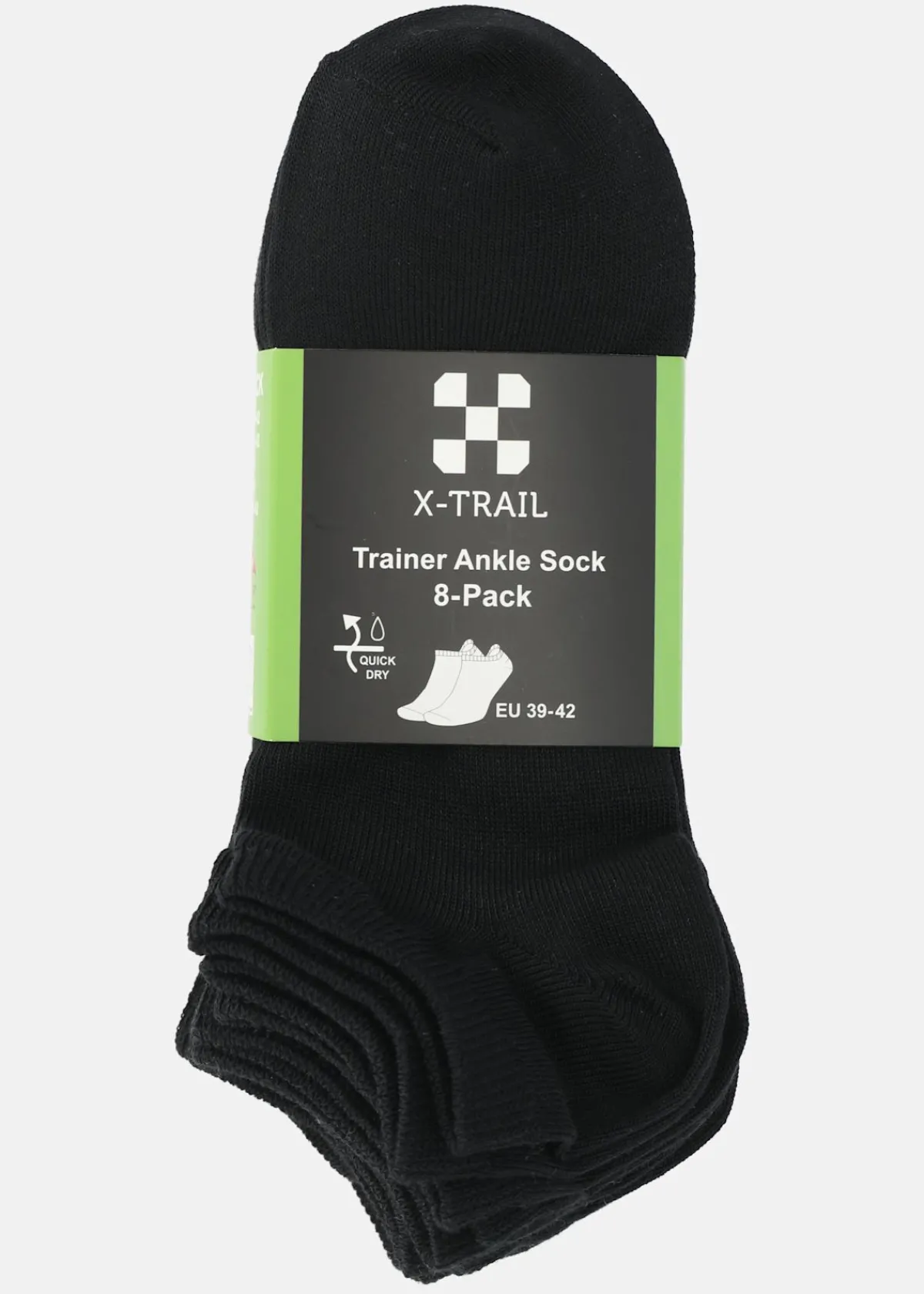 X-trail Trainer Ankle Sock 8-pack