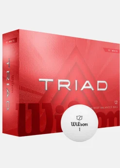 Wilson TRIAD GOLF BALL White 12-BALL