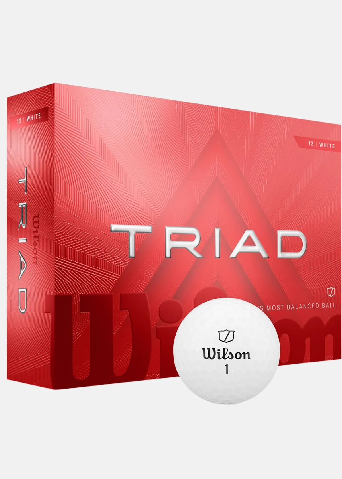 Wilson TRIAD GOLF BALL White 12-BALL