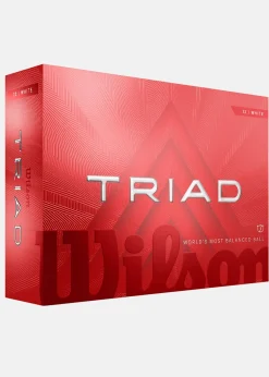Wilson TRIAD GOLF BALL White 12-BALL