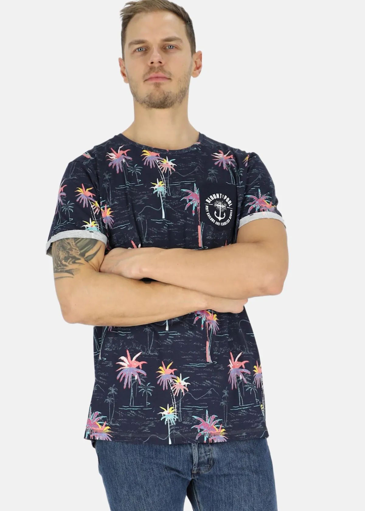 Blount & Pool Tropical Pocket Tee