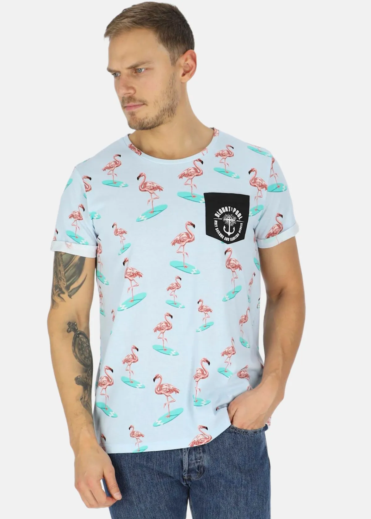Blount & Pool Tropical Pocket Tee