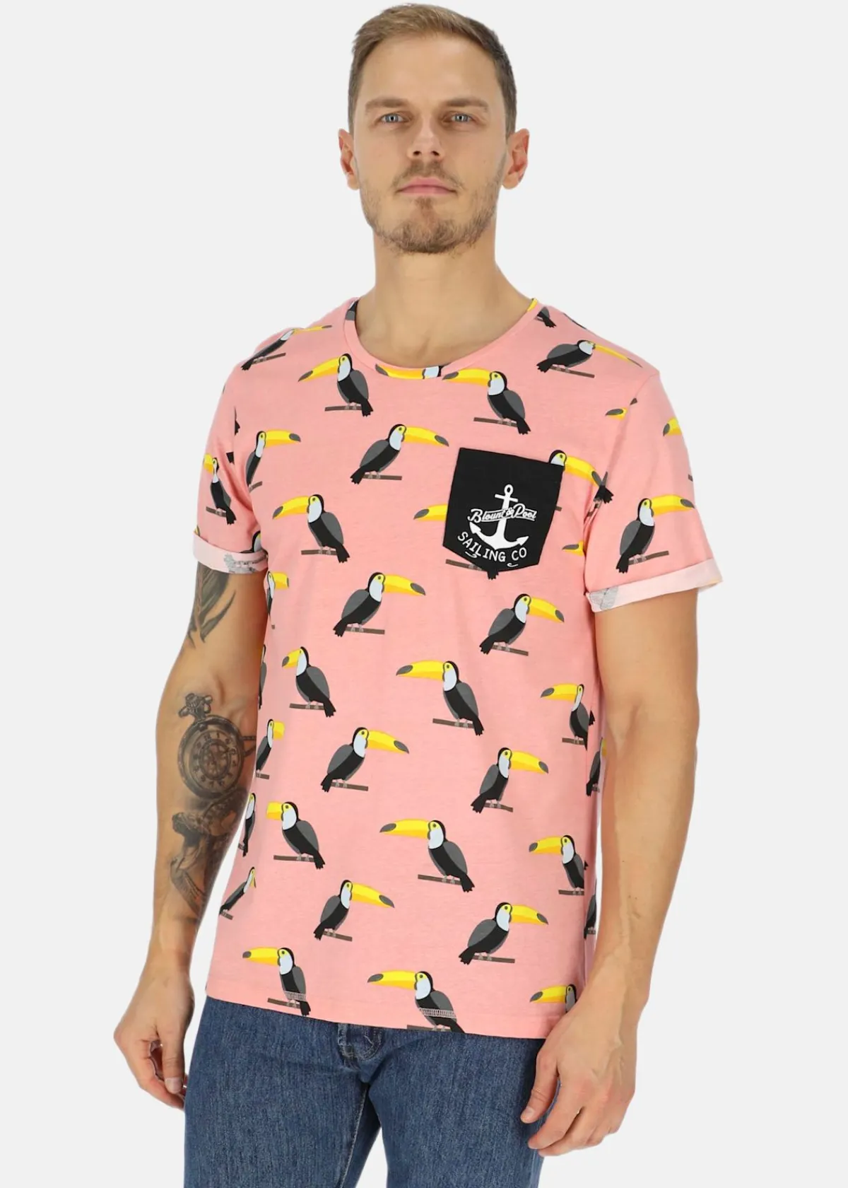 Blount & Pool Tropical Pocket Tee
