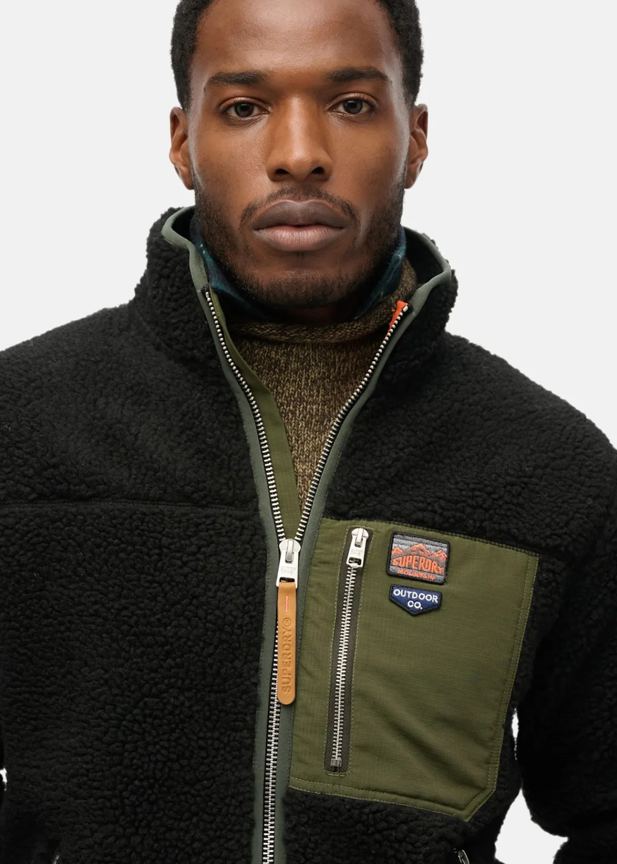 Superdry VINTAGE RETRO FULL ZIP FLEECE