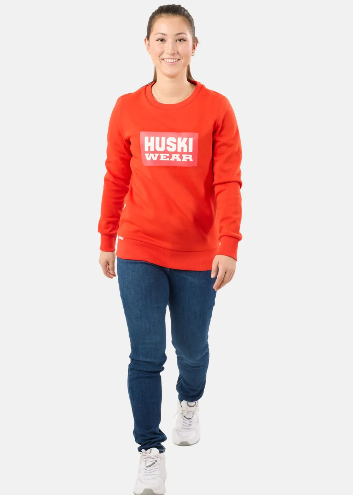 Huski Wear W Logo Crew