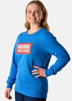 Huski Wear W Logo Crew