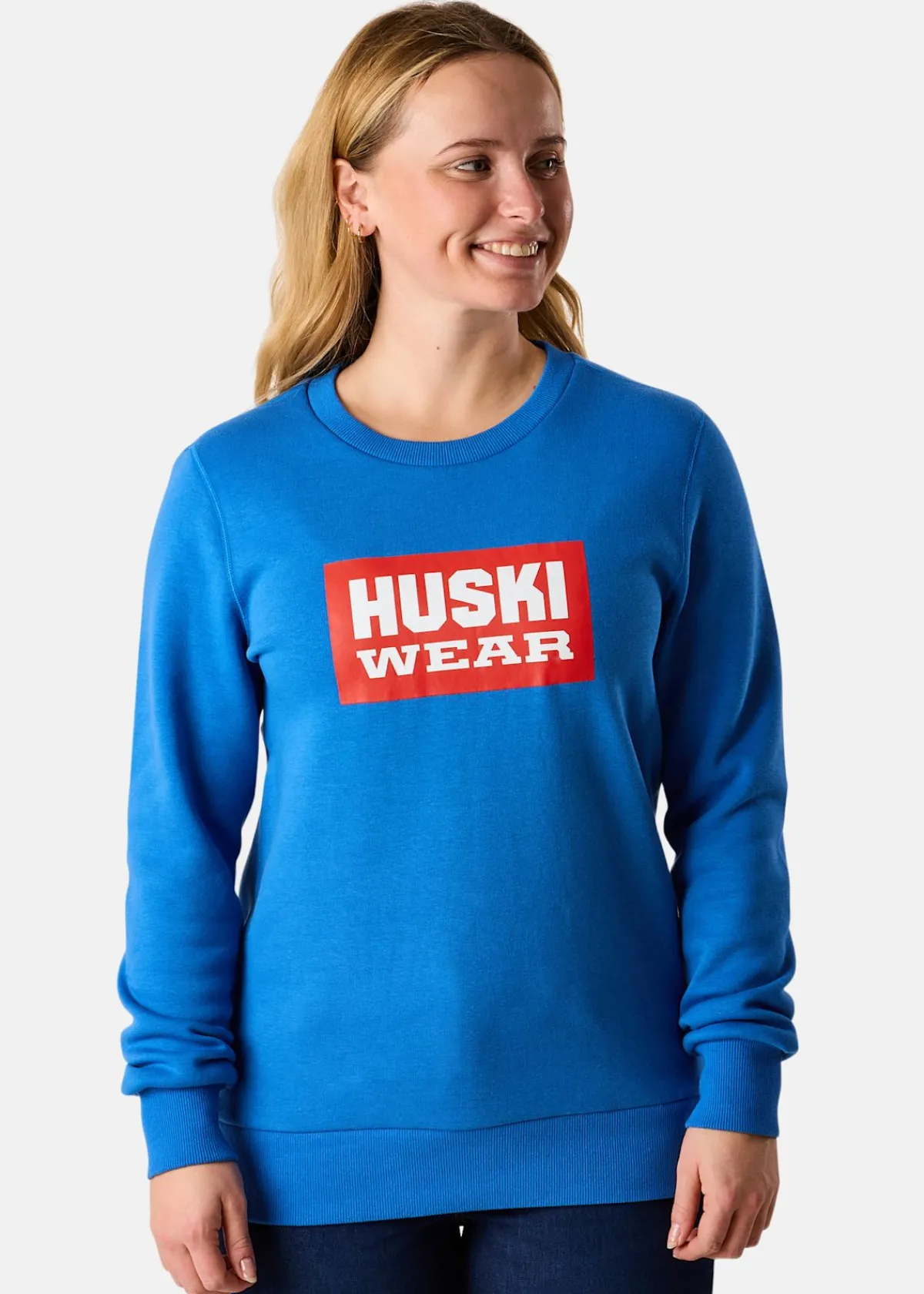Huski Wear W Logo Crew