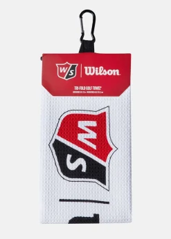 Wilson W/S TRI FOLD TOWEL WH