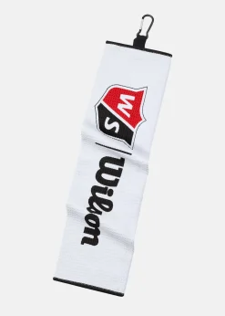 Wilson W/S TRI FOLD TOWEL WH